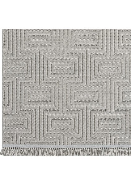 Seyran Rubby Koleksiyonu Sisal Dekoratif Halı 1550 Gri