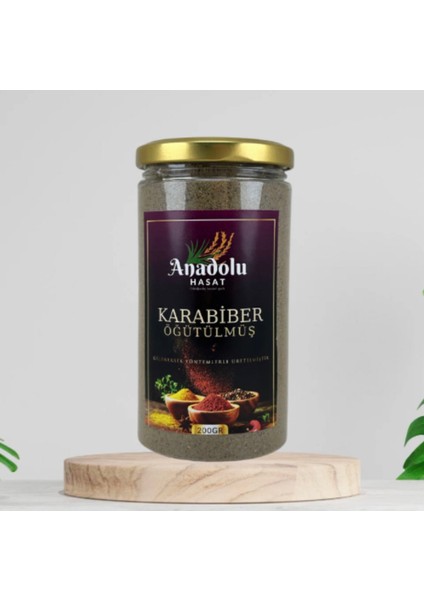 Karabiber (Öğütülmüş) 200 gr-Kavanoz