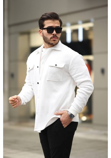 Mrs 3 Iplik Cepli Gömlek Beyaz fiyatları