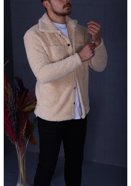 Peluş Ceket Krem fiyatları