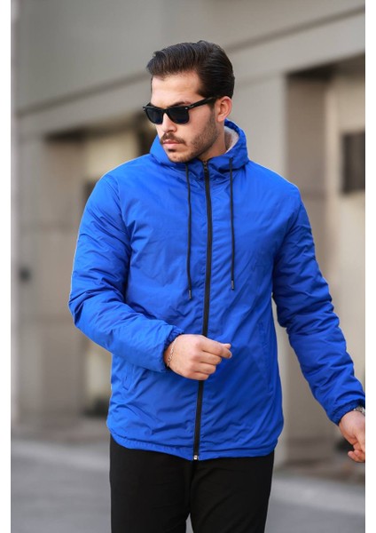 Tmb Kürklü Kapşonlu Mont Saks Mavi fiyatları