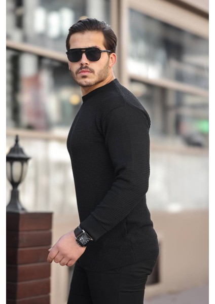 Tmb Kare Triko Kazak Siyah modelleri