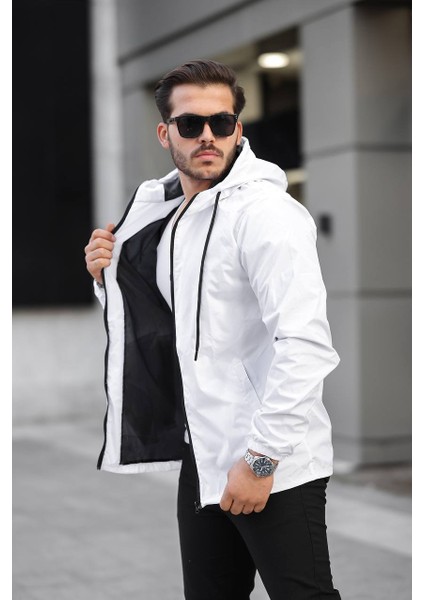 Tmb Tam Fermuar Astarlı Yağmurluk Beyaz fiyatları