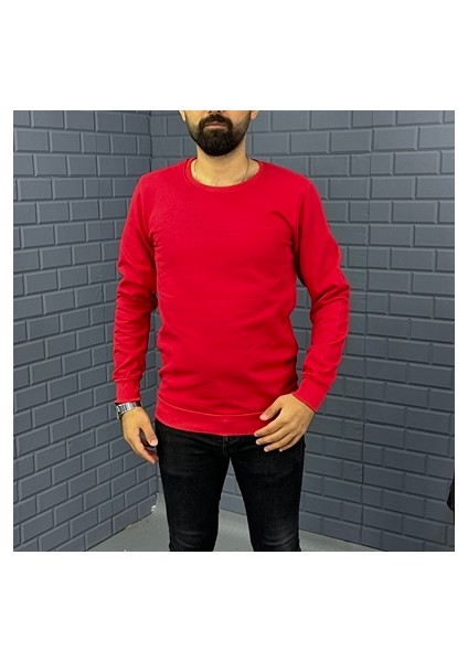 Betep 2 Iplik Düz Sweat Kırmızı