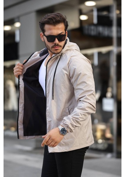 Tmb Tam Fermuar Astarlı Yağmurluk Krem modelleri