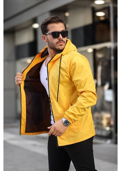 Tmb Tam Fermuar Astarlı Yağmurluk Sarı modelleri