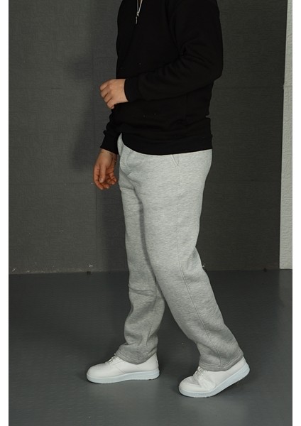 Tkt 3 Iplik Baggy Basic Eşofman Açık Gri modelleri