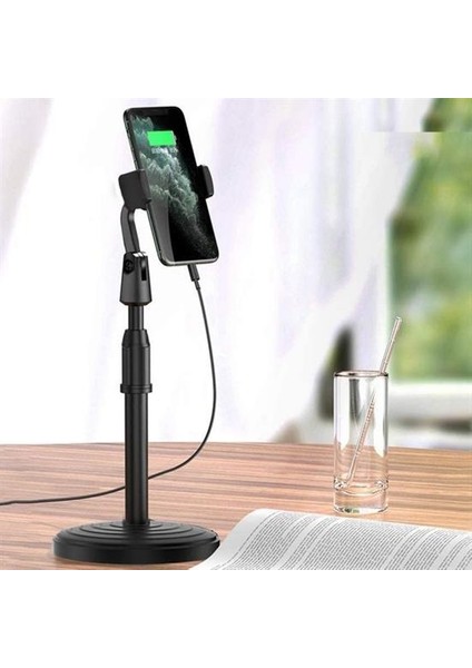 360 Derece Döndürülebilir Masaüstü Teleskopik Telefon Standı Çok Fonksiyonlu - MCT2669-4572 fiyatları