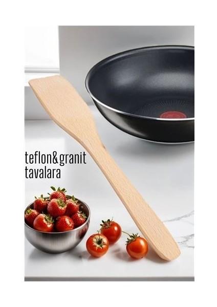 Turk Ahşap Spatula Doğal Gürgen Ağacı - MCT7788-5145