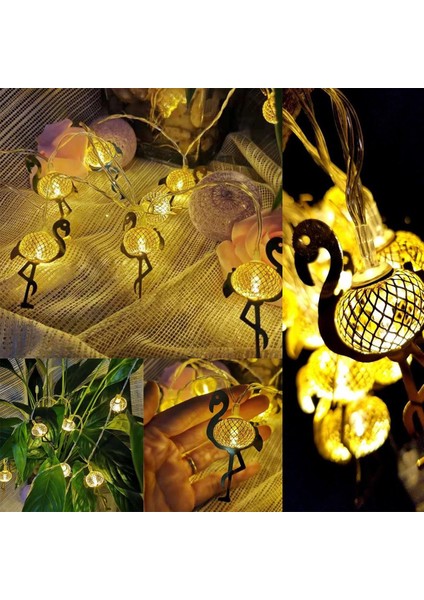 2 Metre Pilli Ince Tel LED Işık Zinciri Parti Aydınlatma (4767) - MCT9943-9555