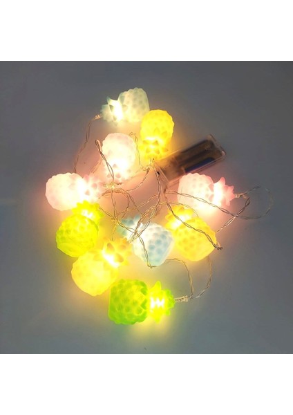 Karışık Renk Dekoratif Ananas Dolama 10’lu Şerit LED Işık Zinciri (4767) - MCT2205-3907