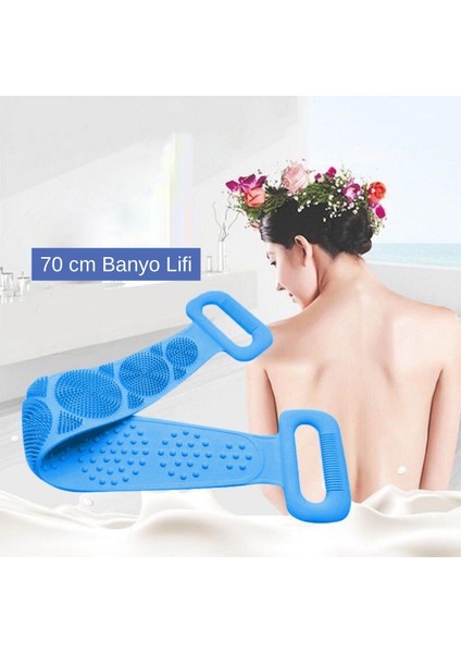 Silikon Sırt Kesesi 60 cm Sırt Keseleme Fırçası Banyo Duş Lifi (4767) - MCT2476-5750 modelleri