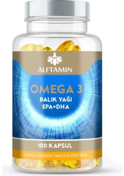 Omega 3 Epa+Dha 100 Softgel Kapsül