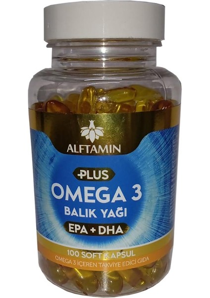 Omega 3 Epa+Dha 100 Softgel Kapsül