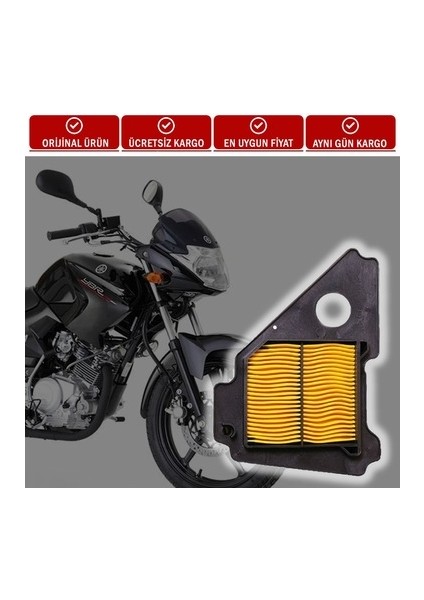 Yamaha Ybr 125 Motomaster Hava Filtresi + Sürpriz