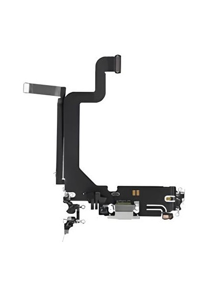 Apple iPhone 14 Pro Max Şarj Soketi Kulaklık Soketi Full Beyaz