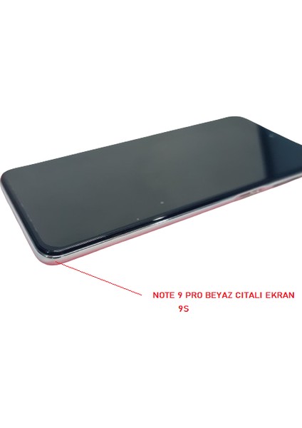 Xiaomi Redmi Note 9s LCD Ekran Dokunmatik Orijinal (Çıtalı Beyaz)