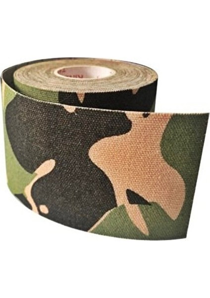 Kamuflaj Kinesio Sporcu Bandı - Camo Kinesiotape Bantlama - Sakatlık Bandı - Kinesio Bant - Kinezyo Bant - Kinesiotape 5CMX5M.