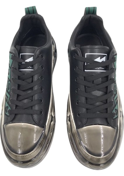 20036 Casual Şık Deri Spor Ayakkabı Siyah modelleri