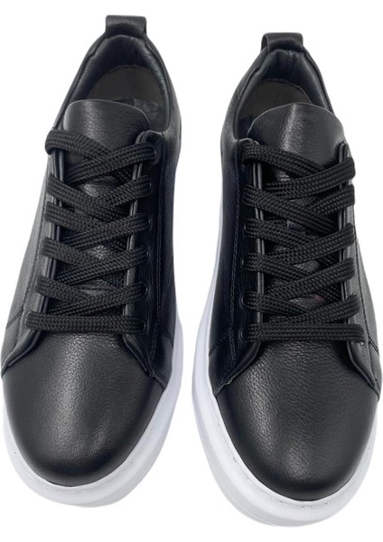 Classwood 1905 Günlük Şık Deri Yüksek Taban Siyah/Beyaz fırsatları