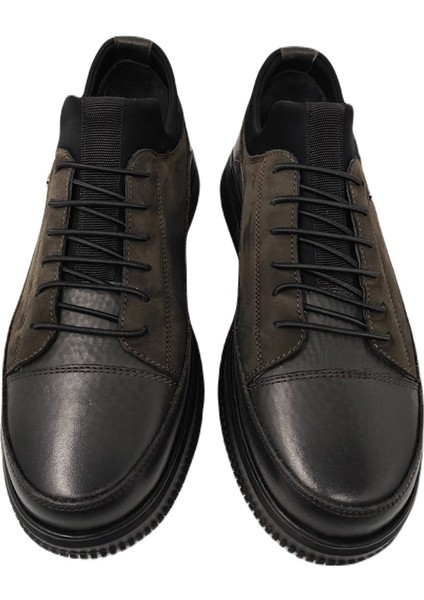 1502 Deri Streçli Casual Ayakkabı Yeşil modelleri