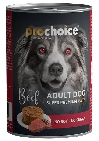 Pro Choice Adult Biftekli Yetişkin Köpek Konservesi 400 gr