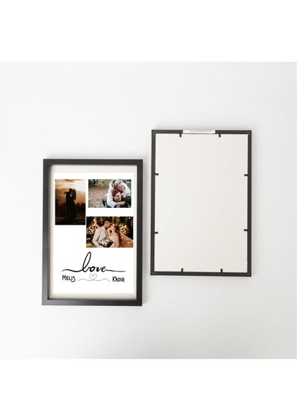 Sevgililere Özel 3 Kolaj Fotoğraflı Yapışkanlı Sök Tak Çerçeve 20X30CM modelleri