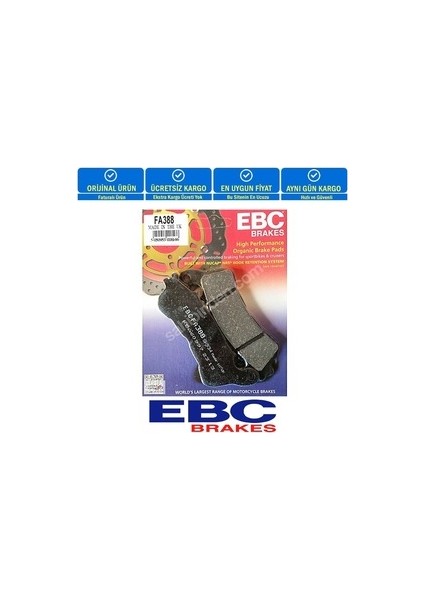 Ebc FA388 Fren Balatası