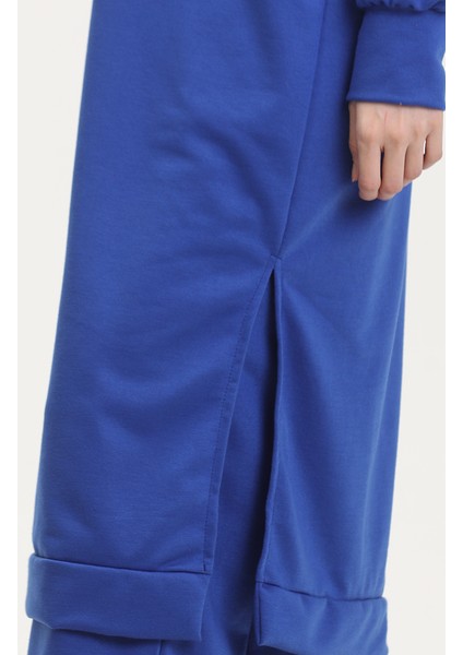 Iki Iplik Tunik Pantolon Ikili Takım 0549-03 Saks fırsatları