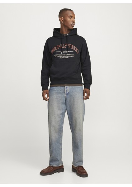 Kapüşon Yaka Siyah Erkek Sweatshırt 12265823_JORFREDERIKSBERG Margate S