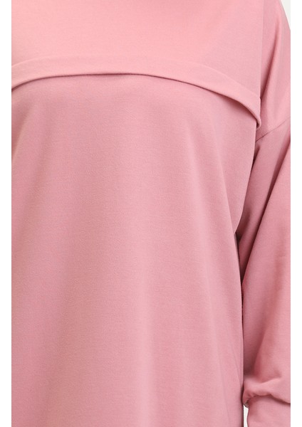 Iki Iplik Tunik Pantolon Ikili Takım 0549-01 Gül Kurusu fırsatları