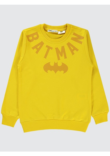Erkek Çocuk Sweatshirt 10-13 Yaş Sarı