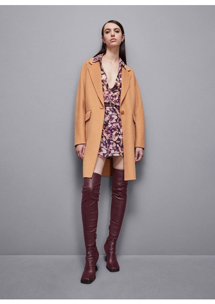 Kahve Kadın Kaban 8O0004