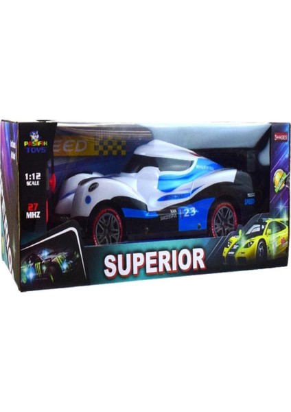 Uzaktan Kumandalı 3D Işıklı 1:12 Şarjlı Araba YQ070-2A