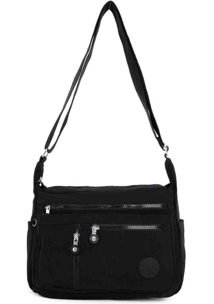 Sanmoris Suya Dayanıklı Kumaş 5 Bölme Kadın Çanta