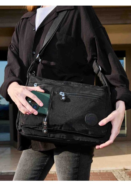 Sanmoris Suya Dayanıklı Kumaş 5 Bölme Kadın Çanta modelleri