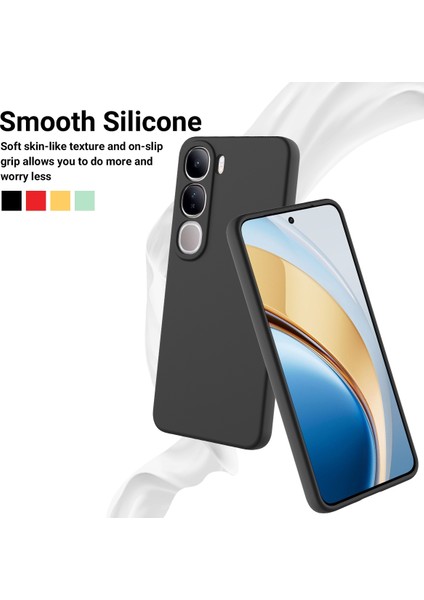Vivo V40 Lite Kılıf Esnek Yumuşak Silikon Tam Koruma Telefon Kılıfı Kapak