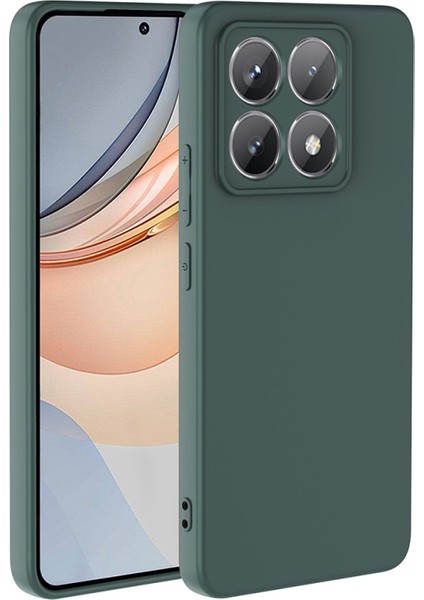 Xiaomi 14T Pro Kılıf Kadife Dolgulu Şık Candy Lansman Silikon Kapak
