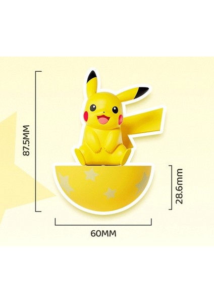 Pokémon Tumbler Süsleri, Pikachu Masaüstü Figürleri, Modeller, Oyuncaklar, Hediyeler (Yurt Dışından)