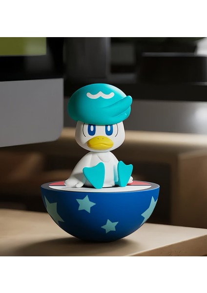 Pokémon Tumbler Süs Ördek Masaüstü Şekilli Kalıp Oyuncak Hediye (Yurt Dışından)
