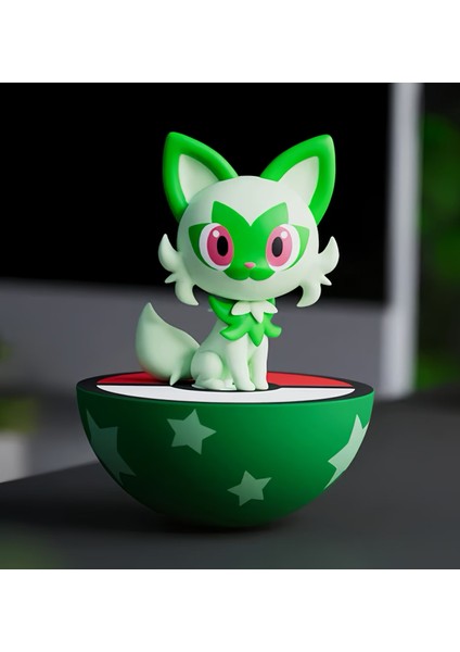 Pokémon Tumbler Süsleri, Yavru Kedi Masaüstü Figürleri, Modeller, Oyuncaklar, Hediyeler (Yurt Dışından)