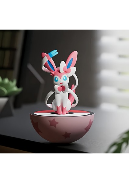 Pokémon Tumbler Süsleme Eevee Masaüstü Şekilli Kalıp Oyuncak Hediye (Yurt Dışından)