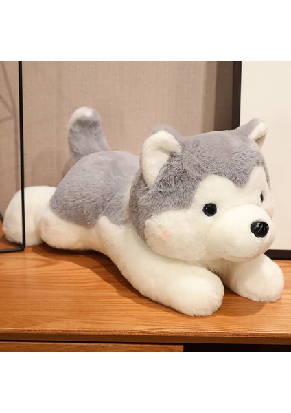 Husky Bebek Köpek Peluş Oyuncak Bebek 40CM (Yurt Dışından)
