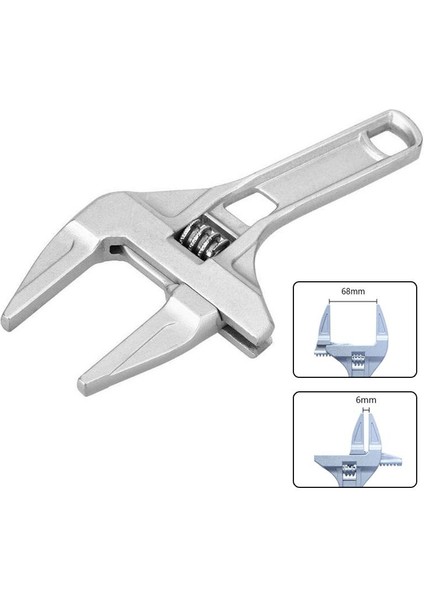 1 Adet 668MM Büyük Açılış Banyo Anahtarı Ayarlanabilir Anahtar Alüminyum Alaşımlı Tamir El Aleti (Yurt Dışından)