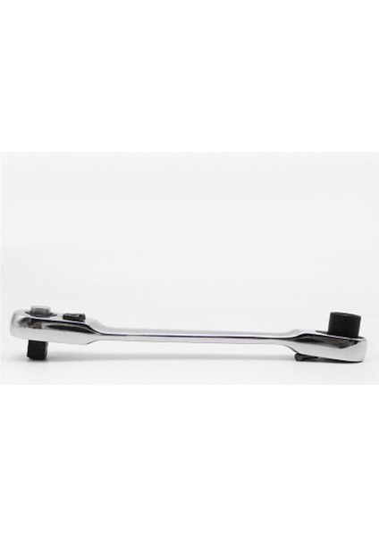 1pc Mini 1/4 Inç Çıft Uçlu Hızlı Soket Cırcır Anahtarı Krom Vanadyum Çelik Saplı Çok Yönlü Tornavida Bit Aracı (Yurt Dışından)