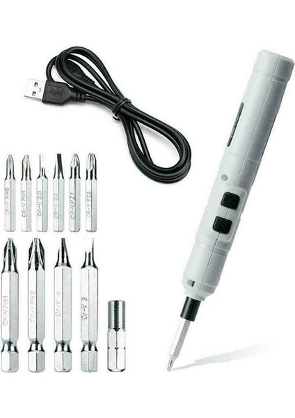 Elektrikli Mini Lityum Şarj Edilebilir Kablosuz Tornavida Matkap Seti Elektrikli Alet (Yurt Dışından)