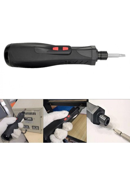 Mini Elektrikli Tornavida Pil Kablosuz Vida Matkabı Çıft Yönlü Anahtar (Yurt Dışından)