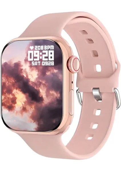 Izle 9 Max Akıllı Saat Nfc Oyunları Kablosuz Şarj Erkek Kadın Bluetooth Çağrı Spor Fitness Takipçisi (Yurt Dışından)