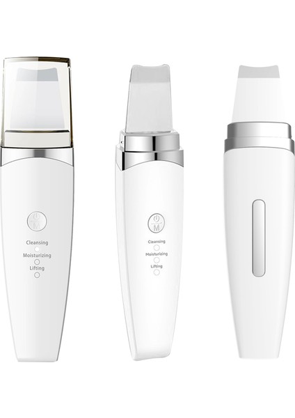 Ultrasonik Cilt Scrubber Yüz Spatula Siyah Nokta Remover Derin Yüz Temizleme Kaldırma Makinesi Soyma Kürek Gözenek Temizleyici (Yurt Dışından)