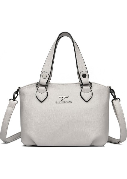 Çanta Moda Anne Sebze Sepeti Çanta Basit Kore Tarzı Trendy Bir Omuz Messenger Çanta Büyük Kapasiteli (Yurt Dışından)